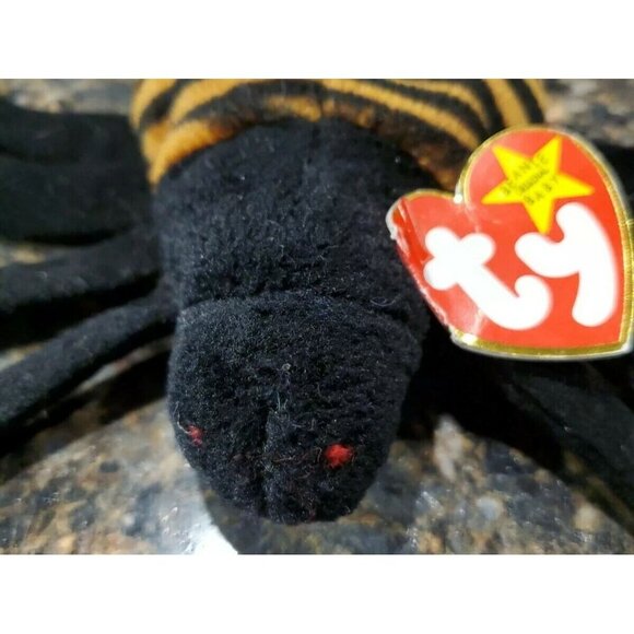 Spinner The Spider The Beanie Babies Collection 1996 Retired great Condition - Picture 8 of 8